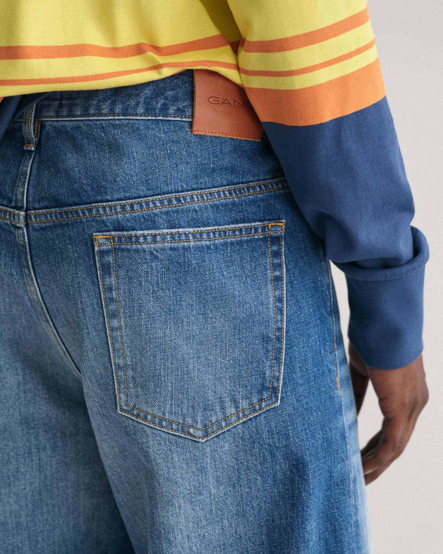 Loose Fit jeans met vintage wassing