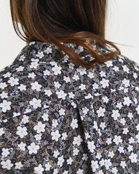 Regular Fit overhemd met bloemenprint van katoenvoile