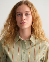 Relaxed Fit American Luxe overhemd van katoenen voile