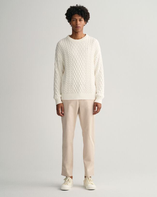 Allister Regular Fit chino van keperstof