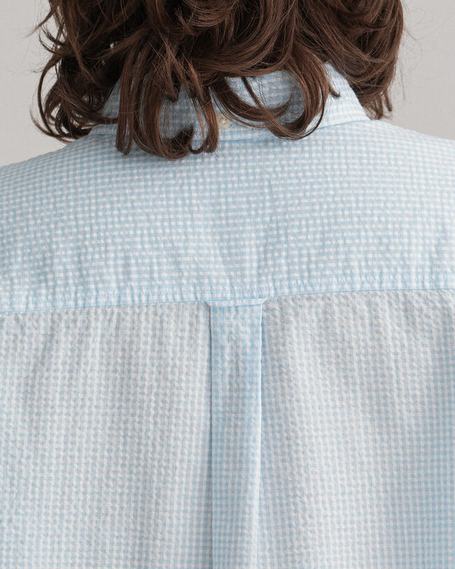 Relaxed Fit overhemd met Gingham-ruitje