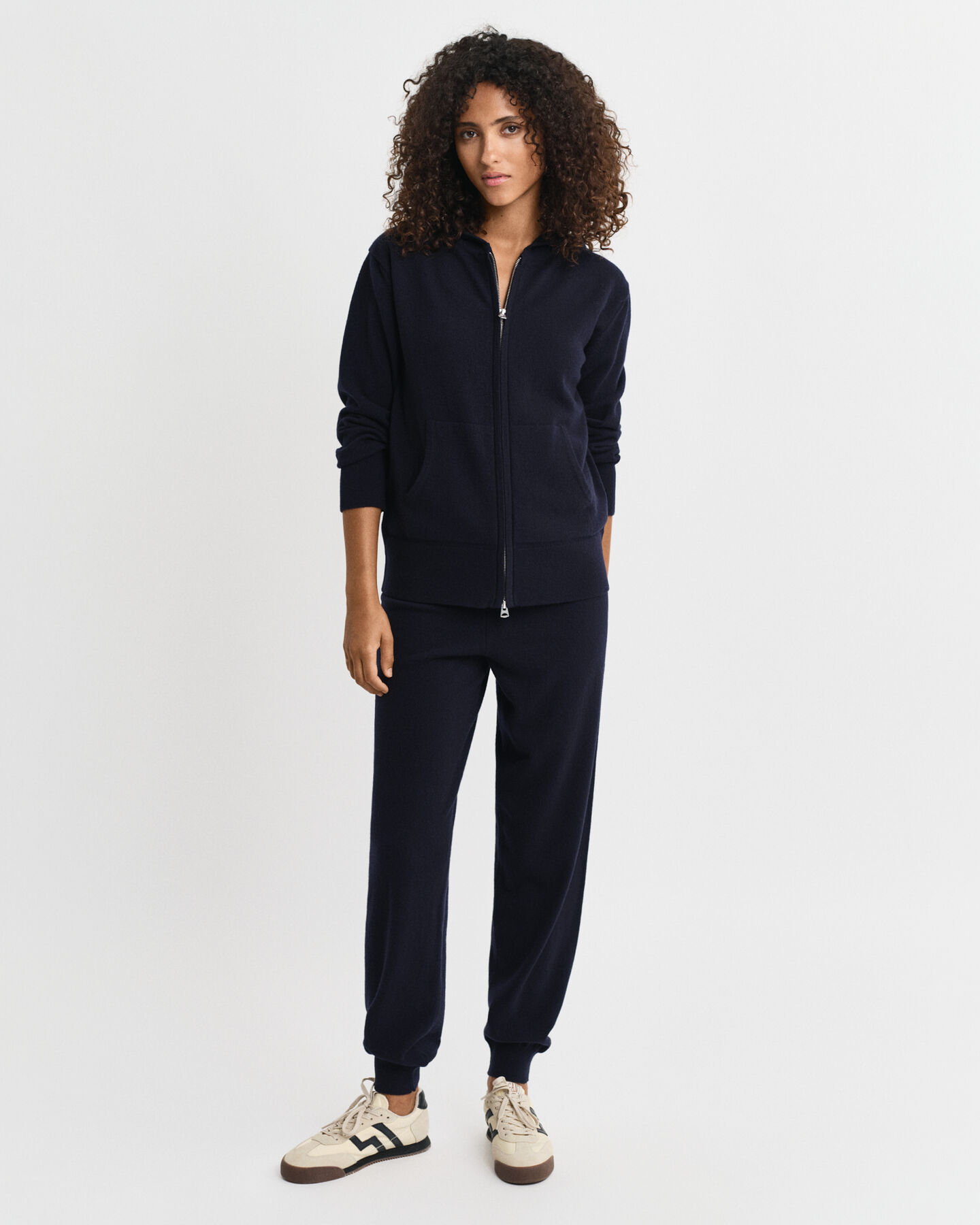 Hoodie met ritssluiting van buitengewoon zachte lamswol