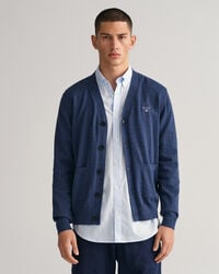 Classic katoenen vest met V-hals