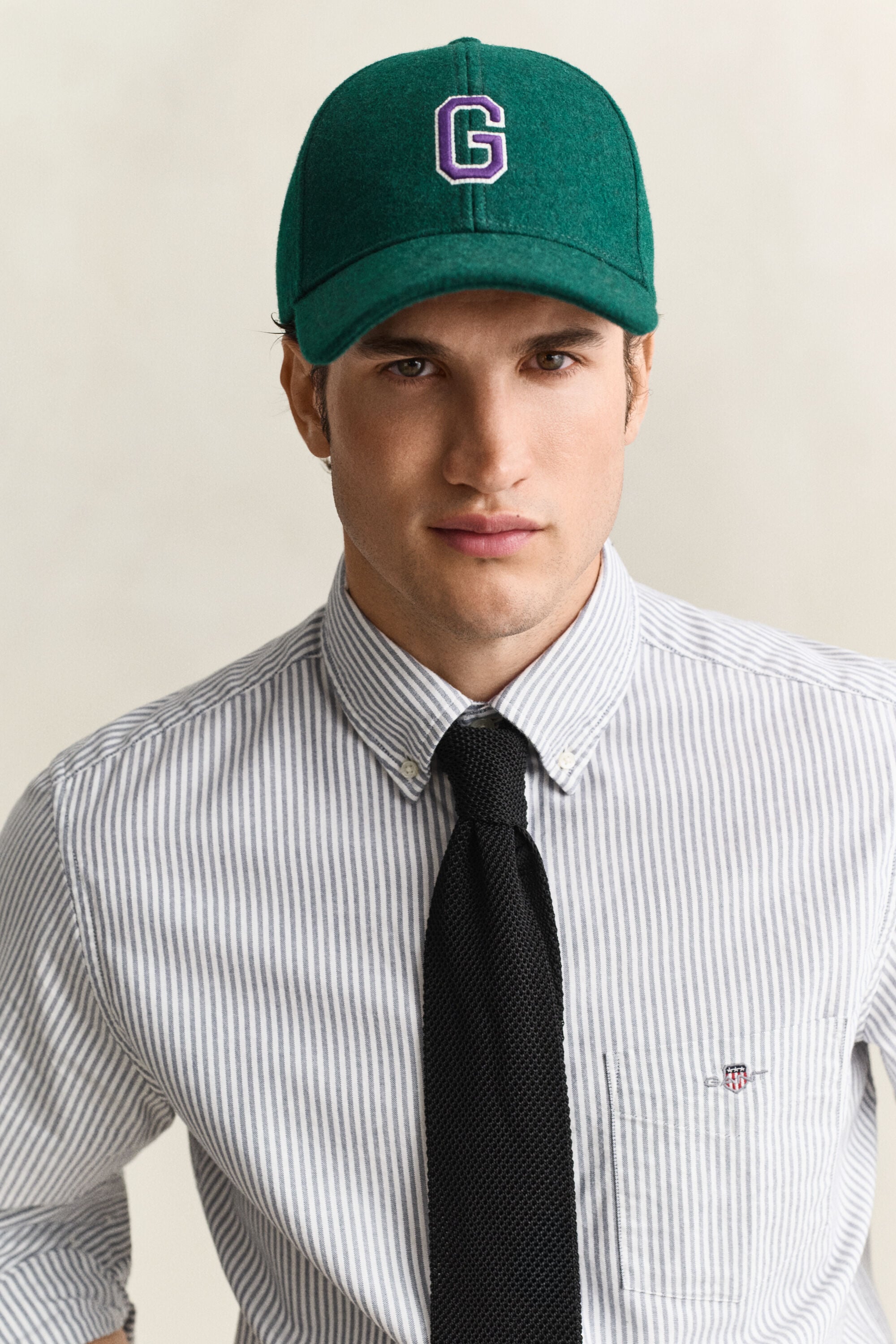 Classic Regular gestreept Oxford-overhemd
