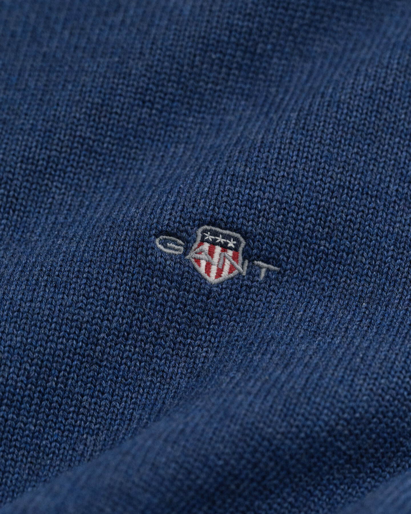 Casual katoenen trui met korte rits