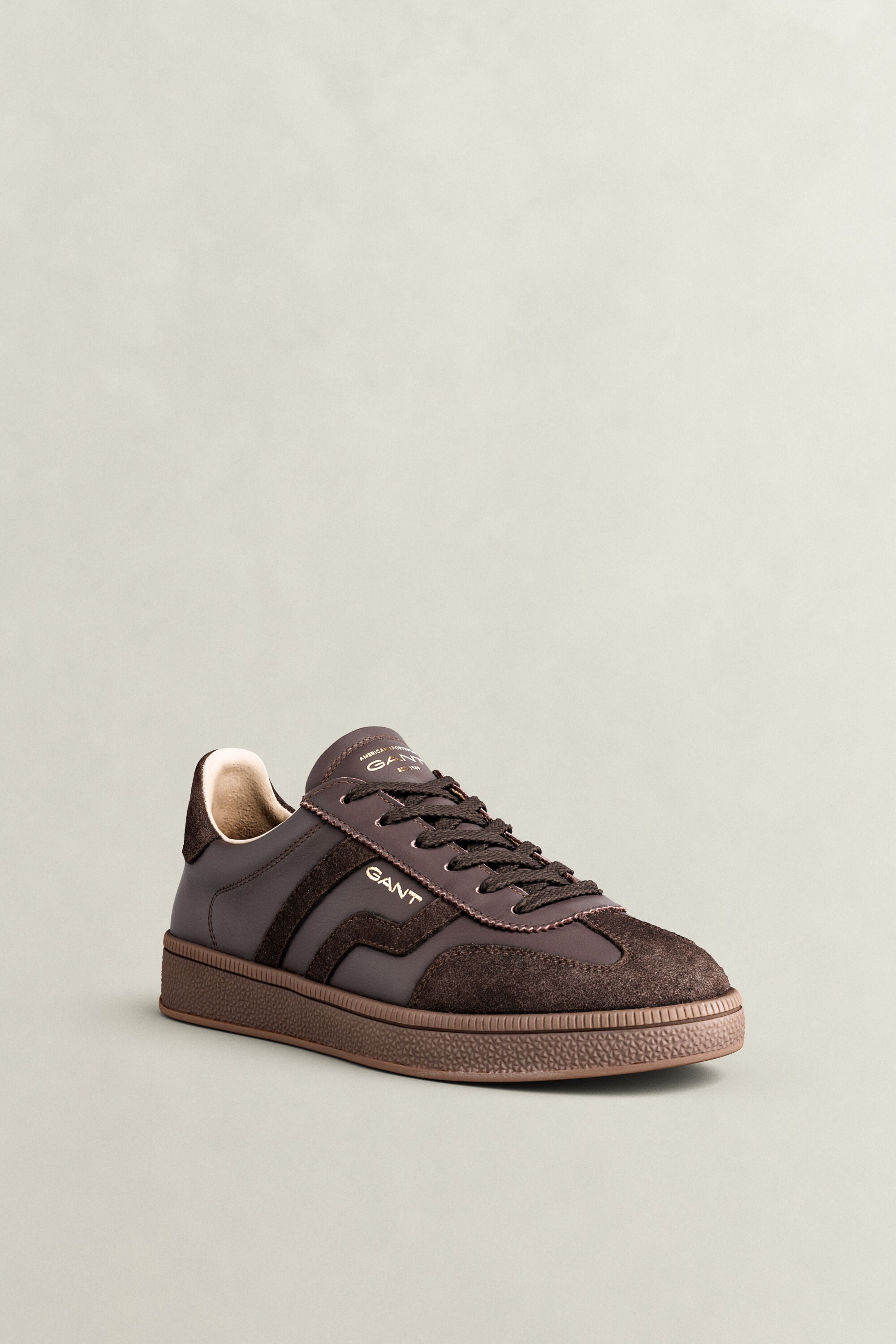 Cuzima-sneakers van suède-leer