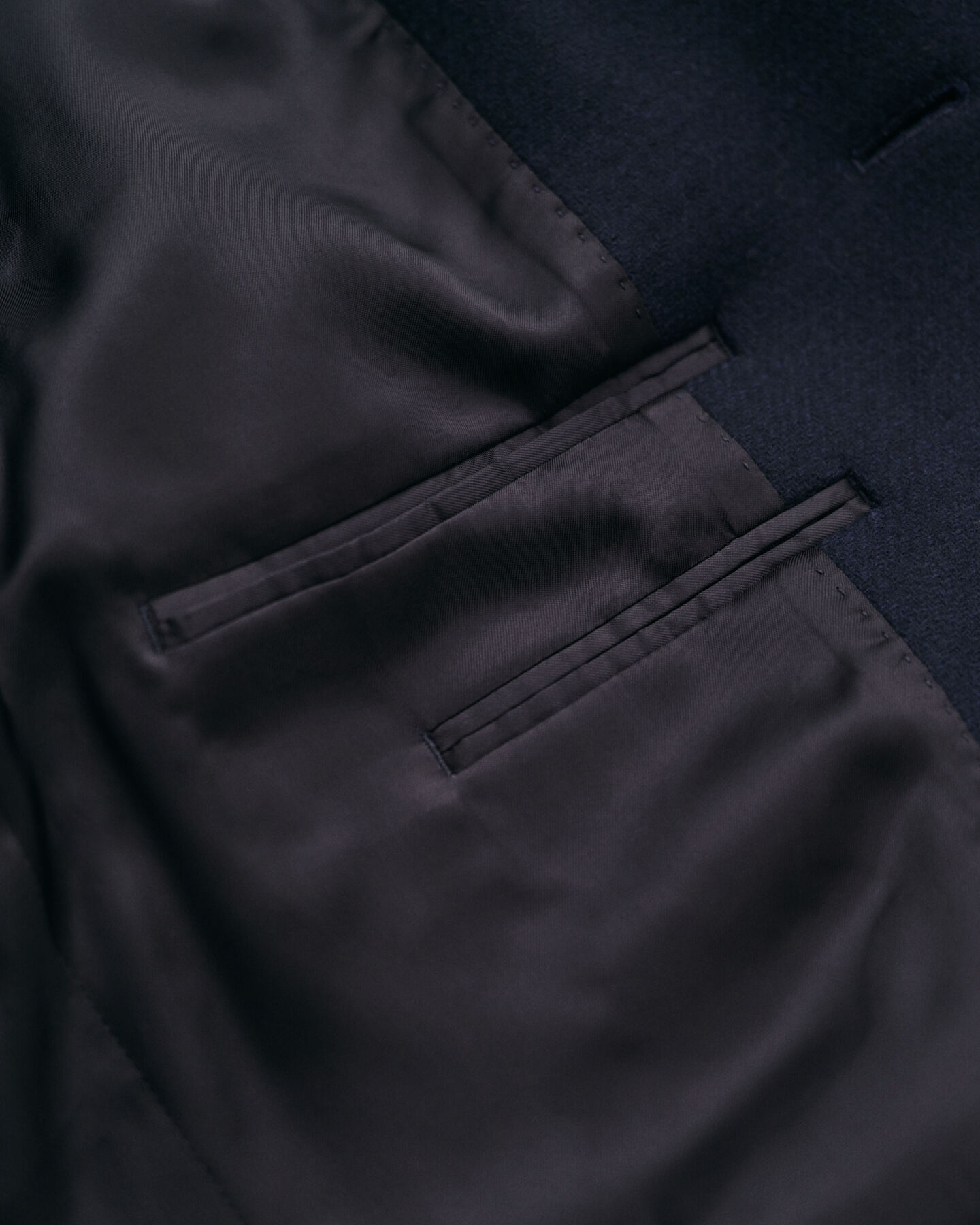 Tailored Fit klassieke wollen bovenjas