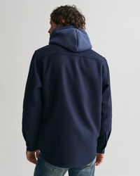 Overshirt van wolmix