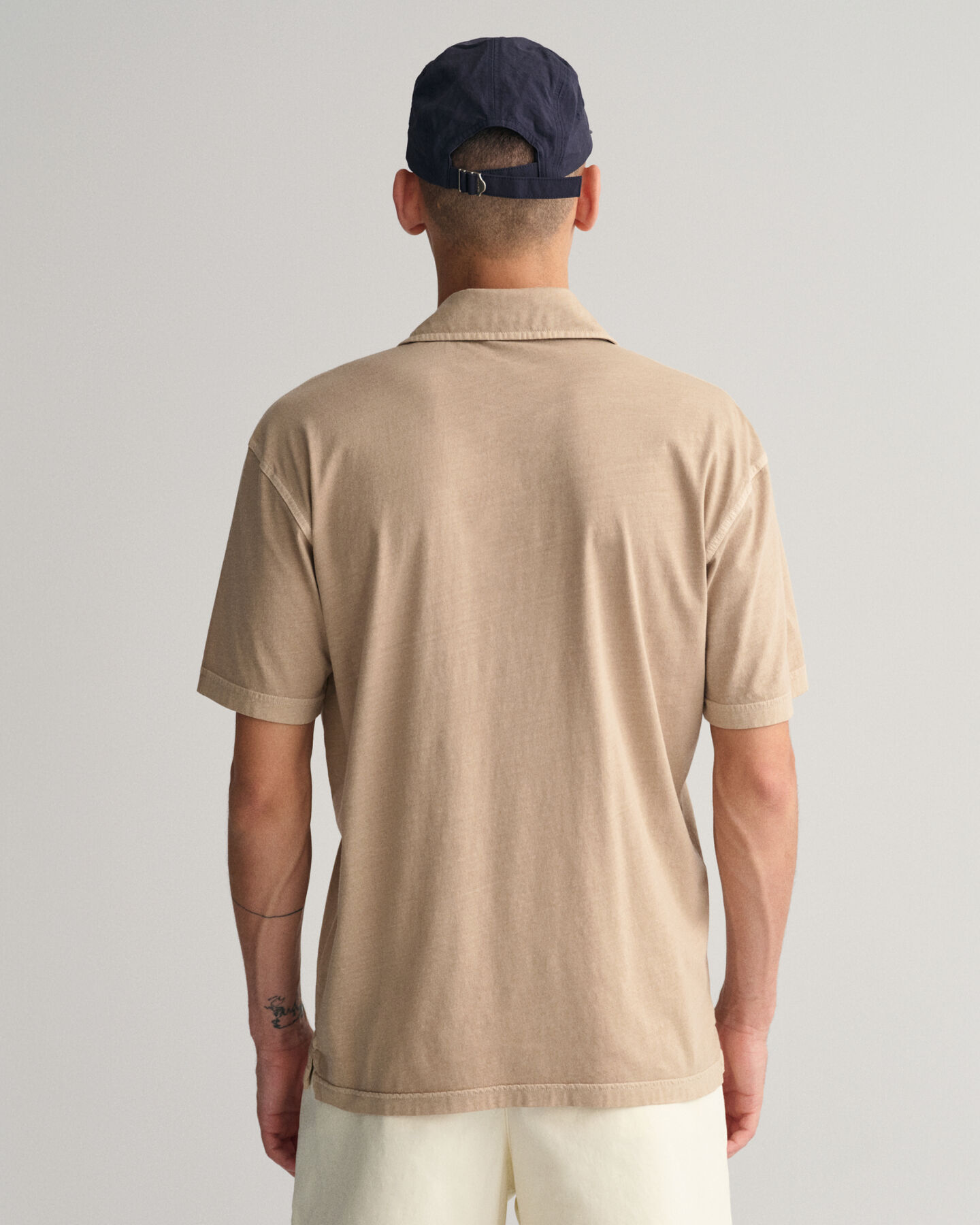 Sunfaded jersey poloshirt