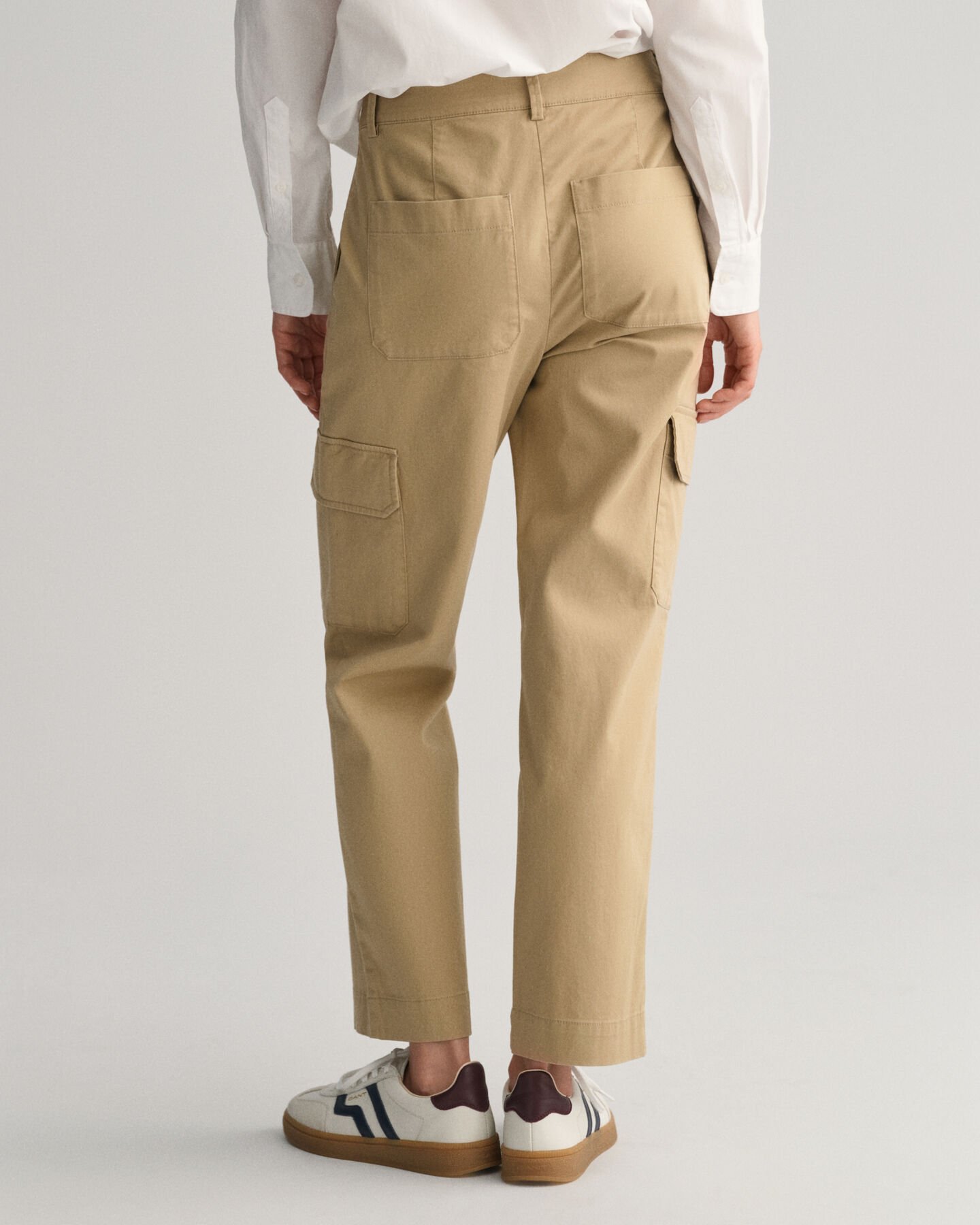 Slim Fit chino cargobroek