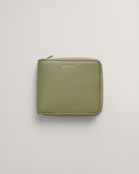 Leren portemonnee met rits