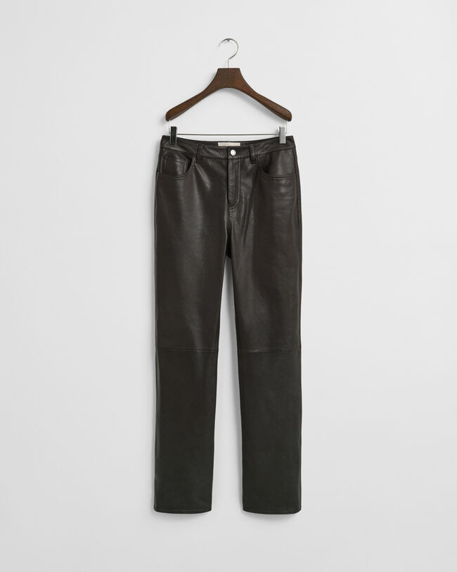 5-pocket leren broek