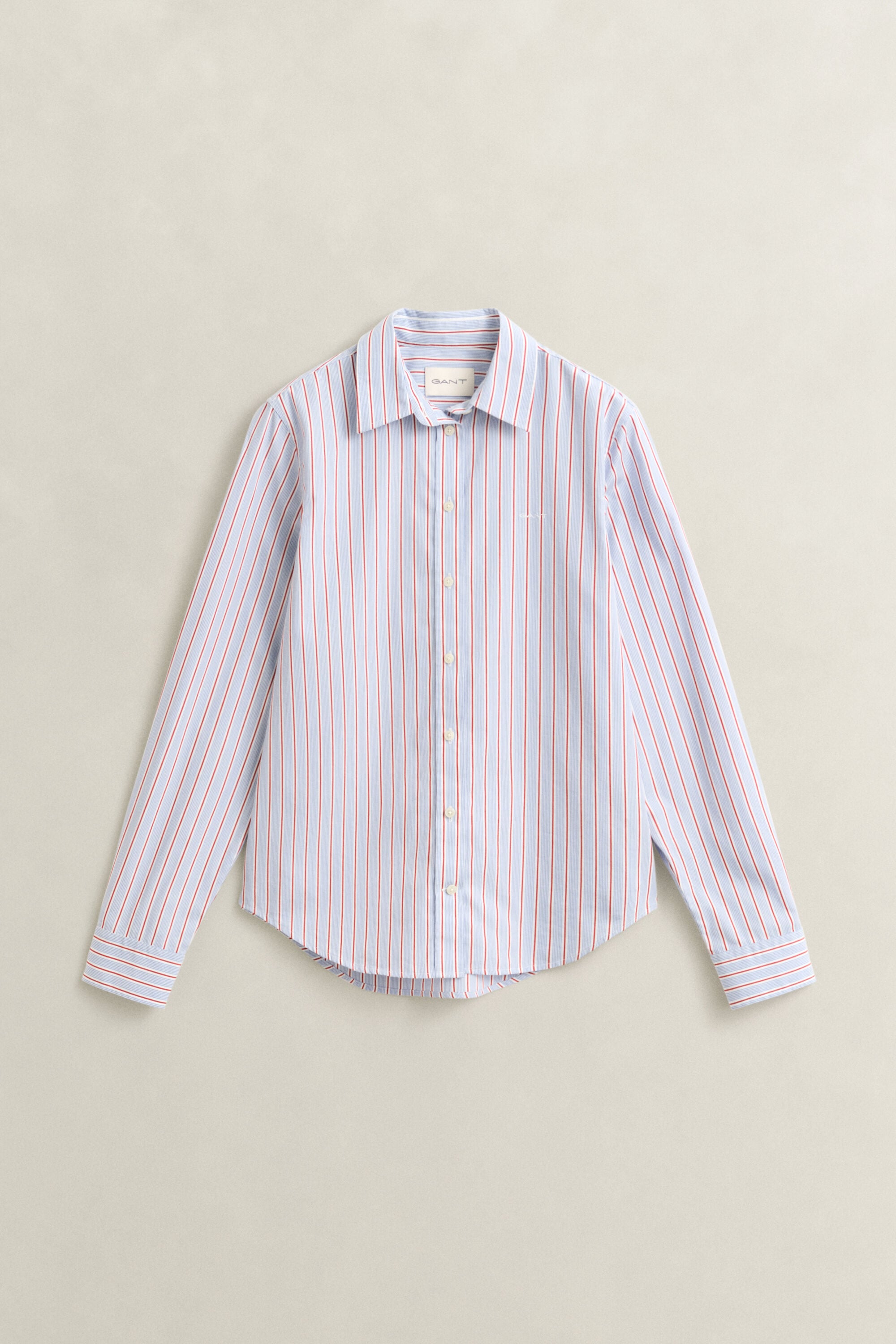 Regular Fit Classic gestreept overhemd van poplin