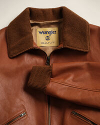 Wrangler x GANT leren jack