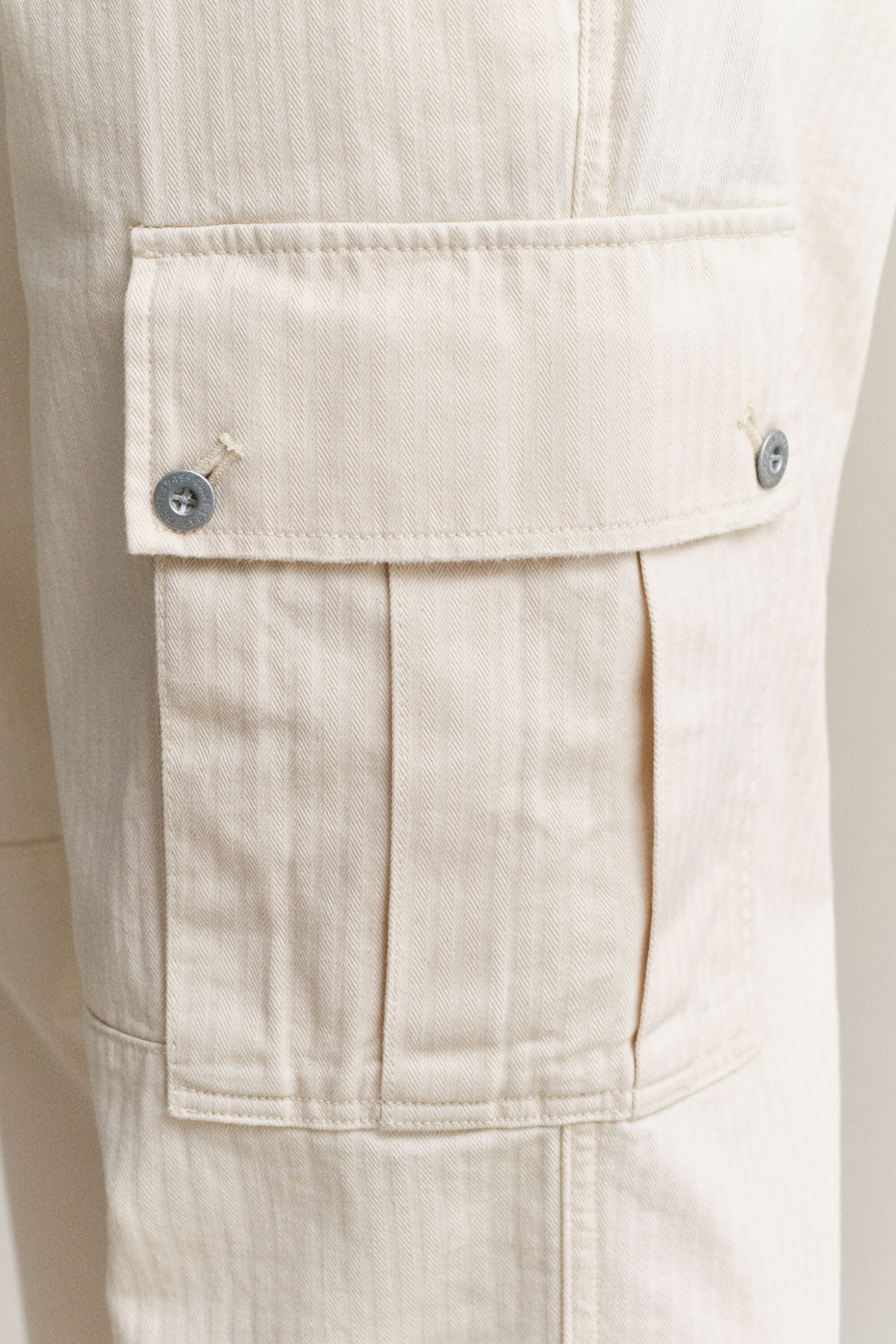 Cargobroek met visgraatmotief