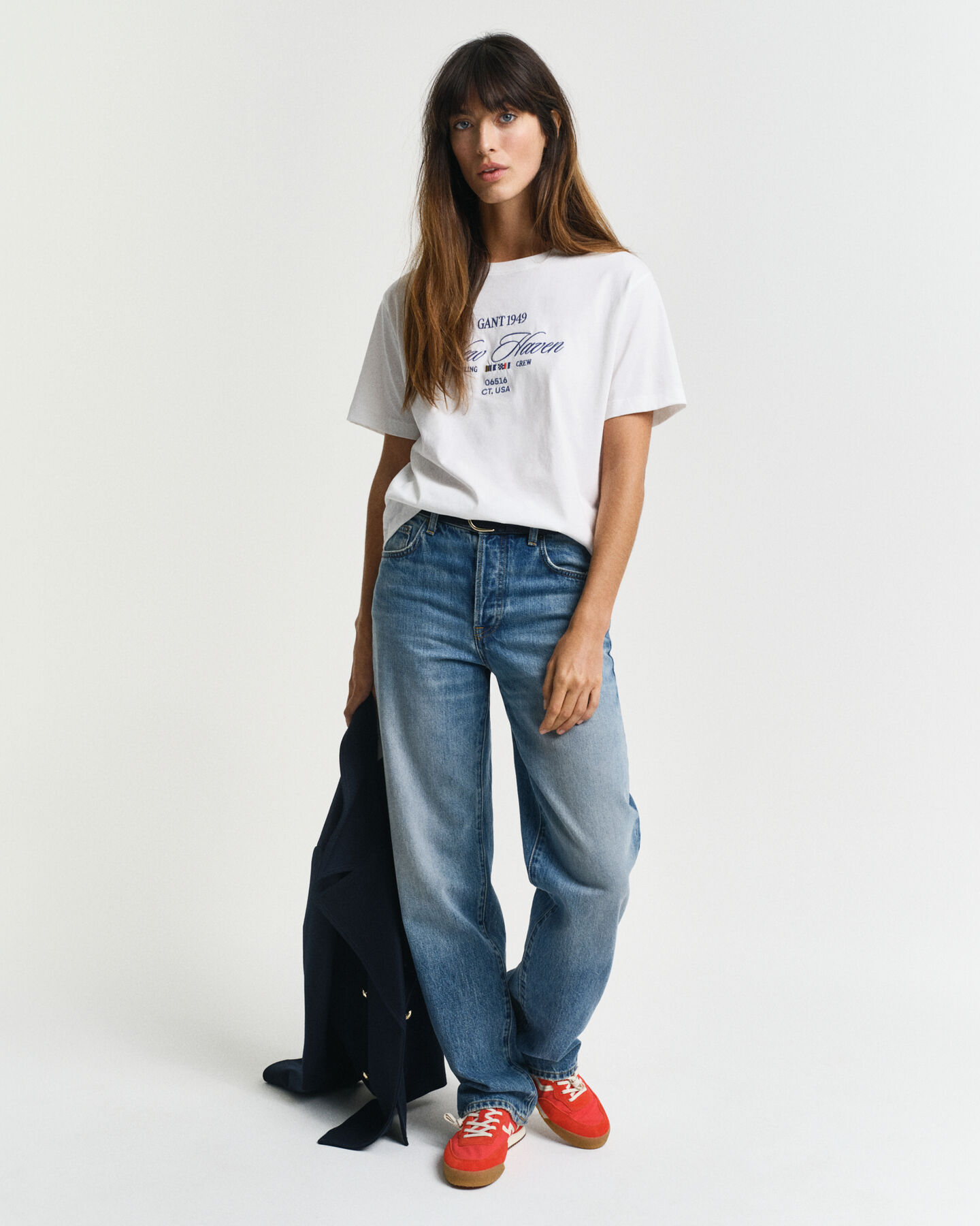 Sailing Graphic T-shirt met ronde hals