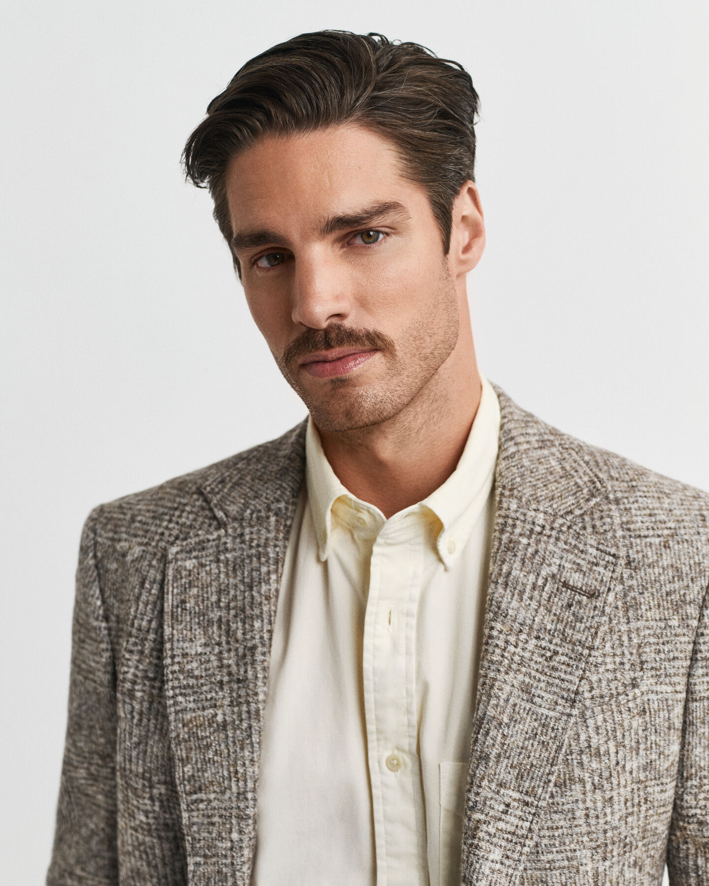 Gebreide blazer met ruiten