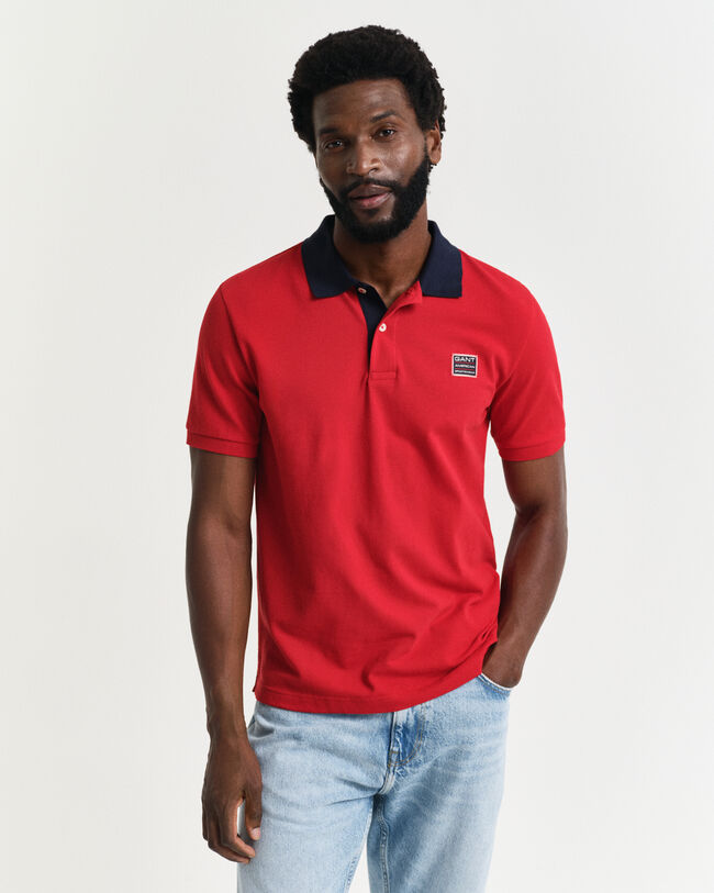 Contrast poloshirt