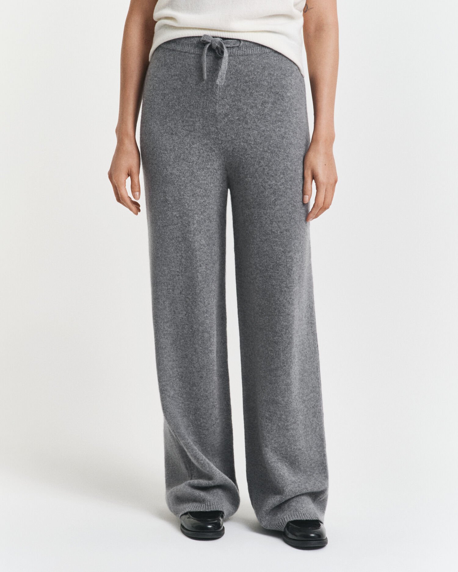 Broek van gebreide wol