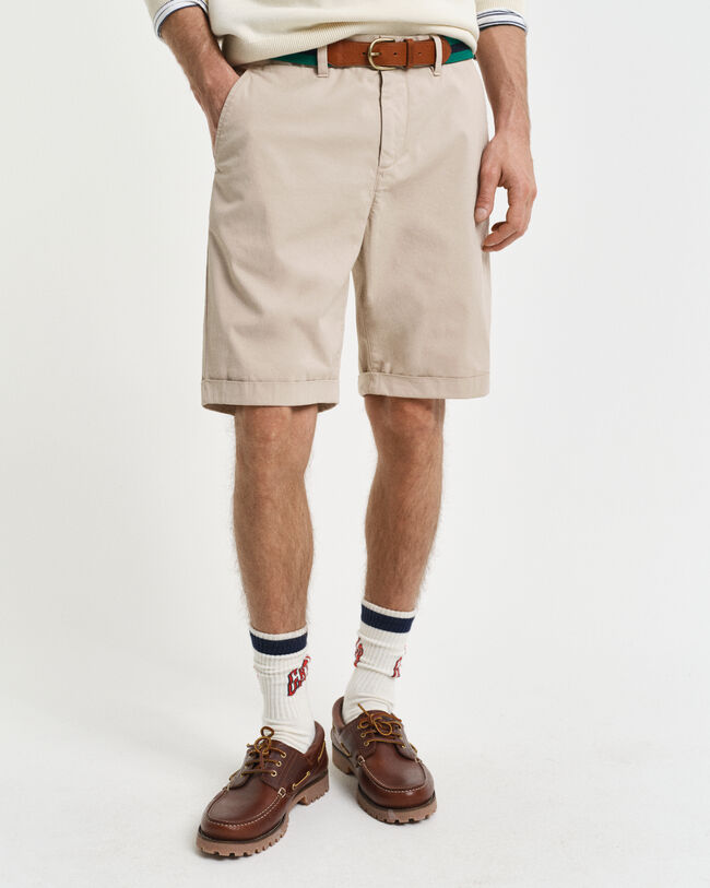 Regular Fit Sunfaded chinoshort
