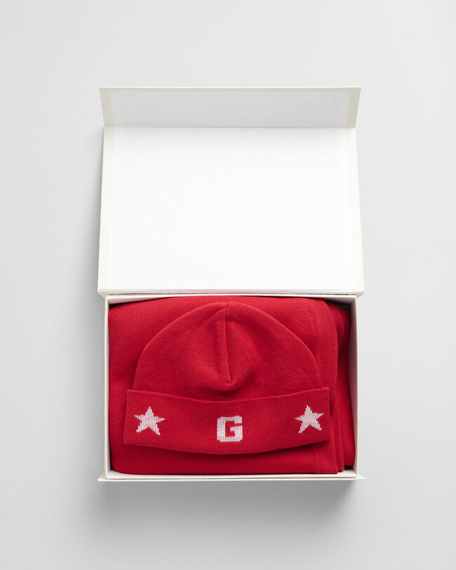 Baby cadeauset met dekentje en mutsje