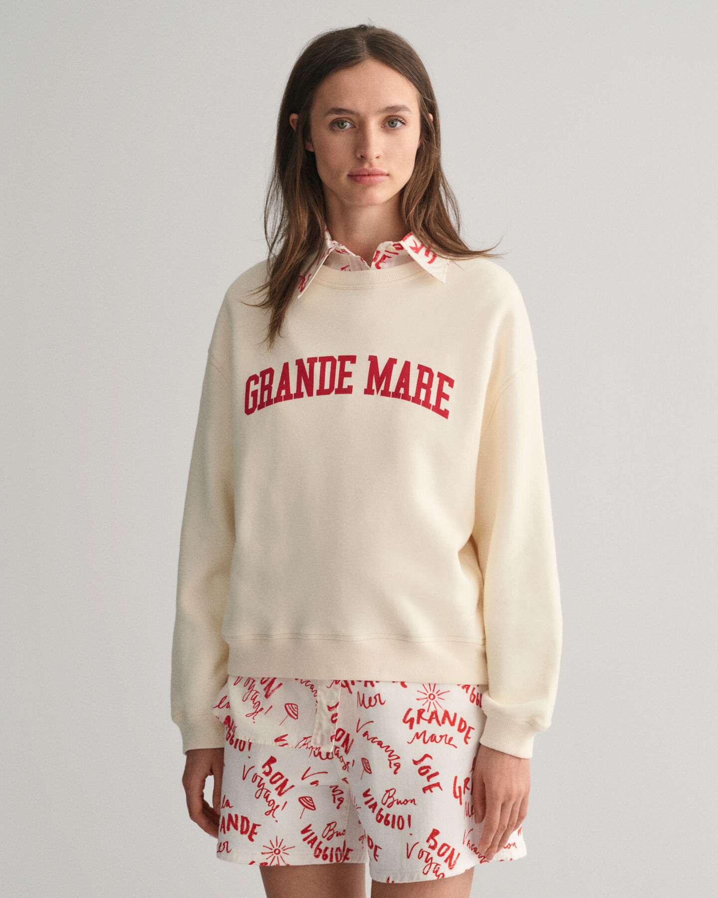 Grande Mare sweatshirt met ronde hals