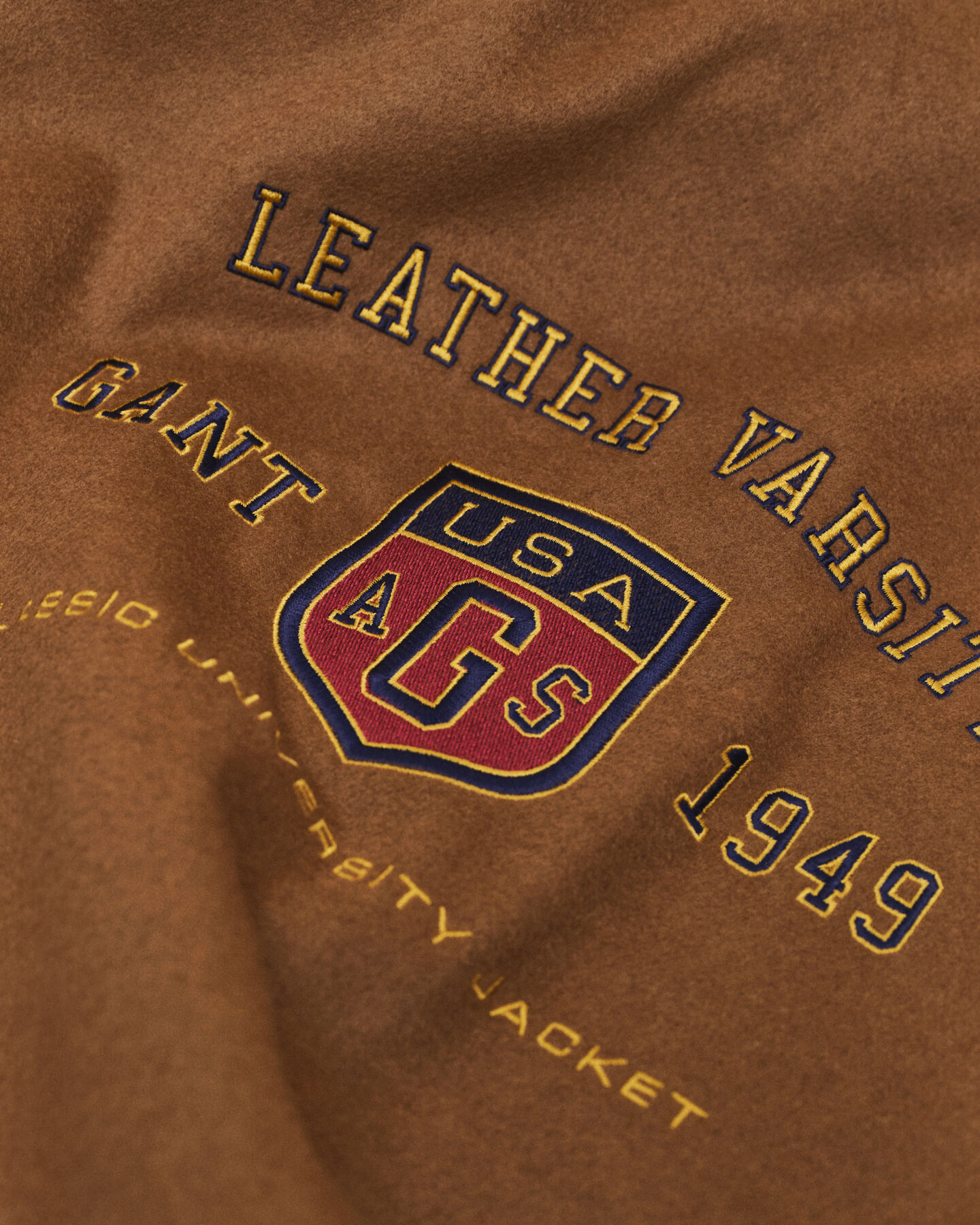 Leren GANT Varsity Jacket