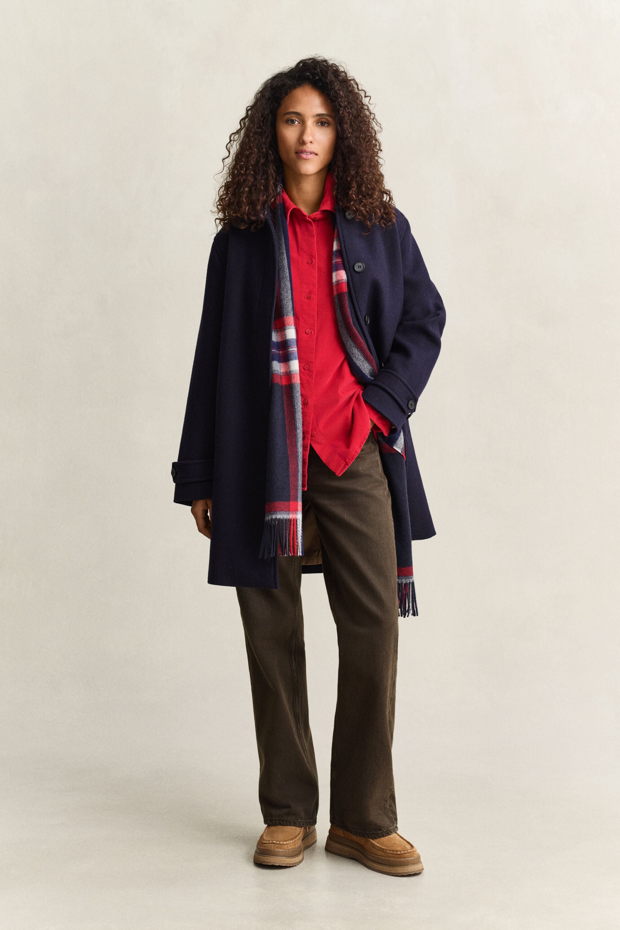 Relaxed corduroy overhemd