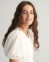 Teen Girls jurk met Engels borduurwerk