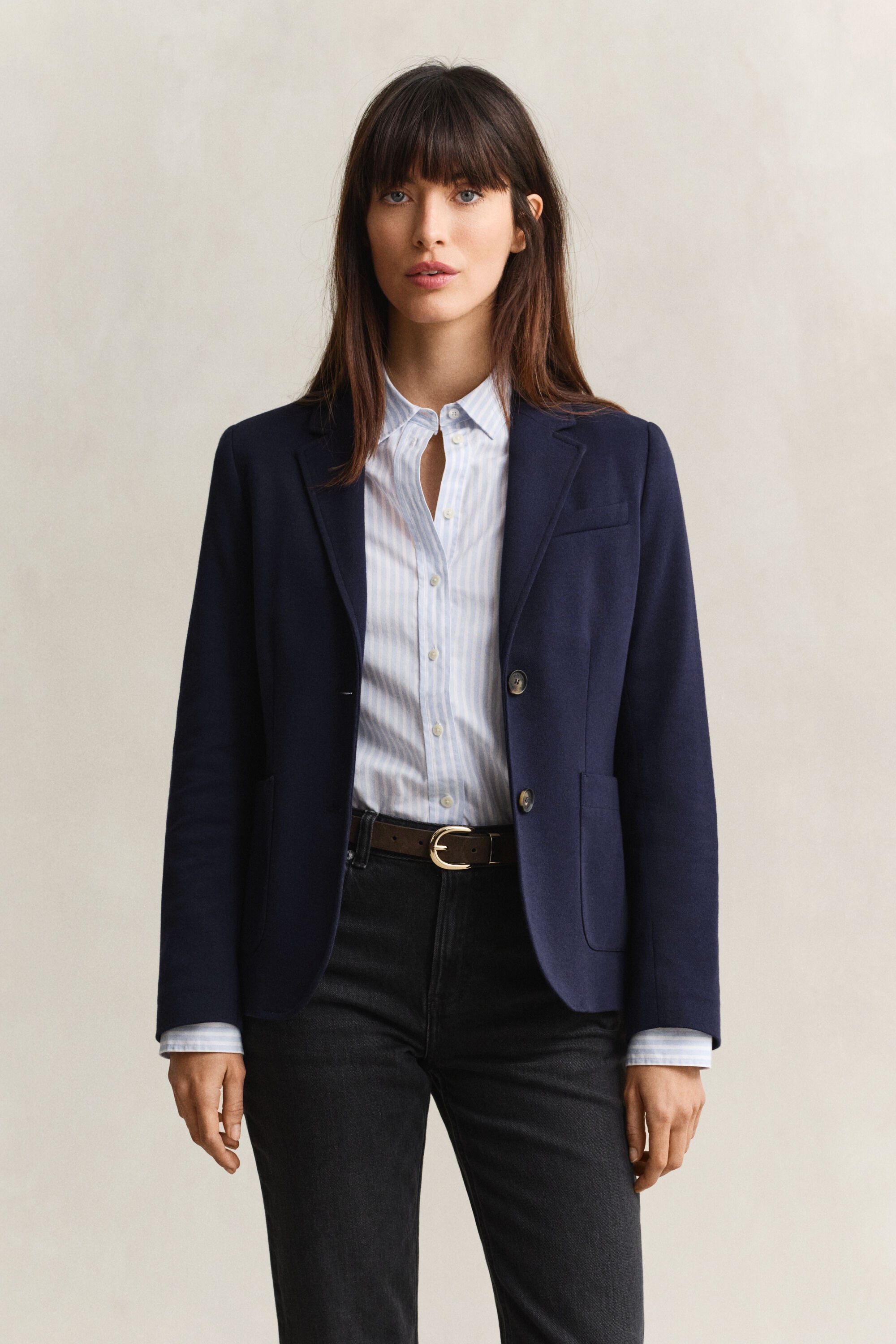 Piqué blazer