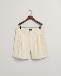 Relaxed Fit short met plooien
