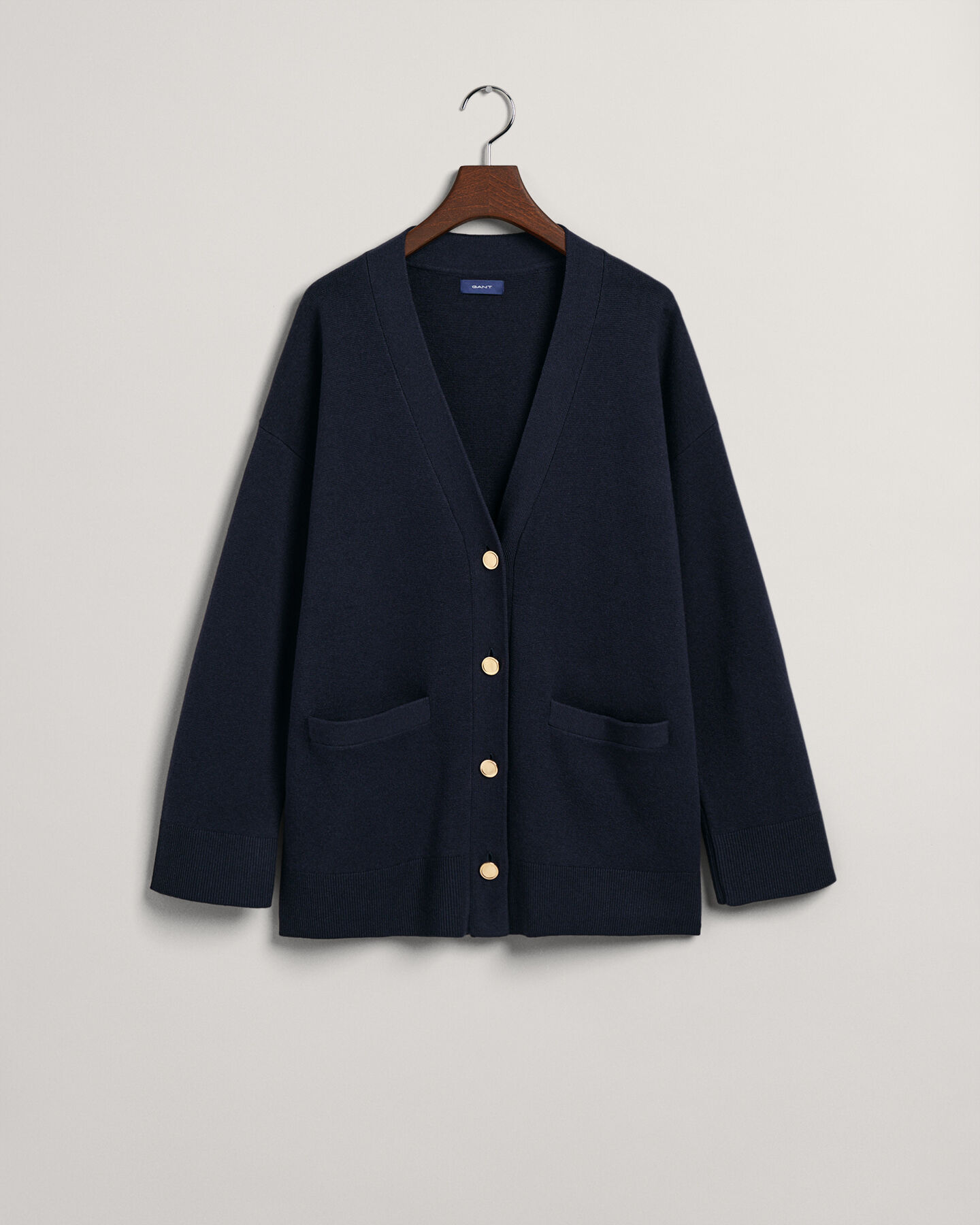 Relaxed Fit vest met V-hals