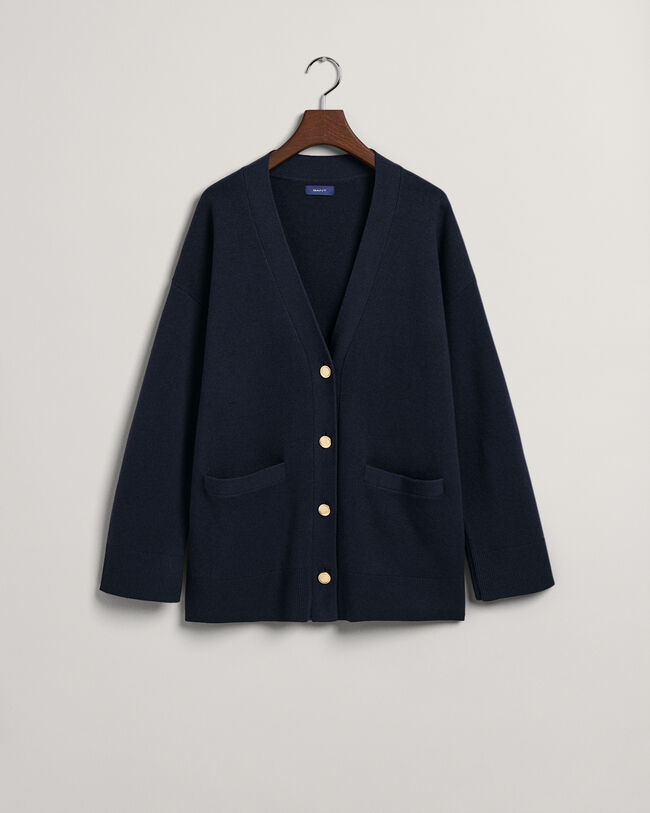 Relaxed Fit vest met V-hals