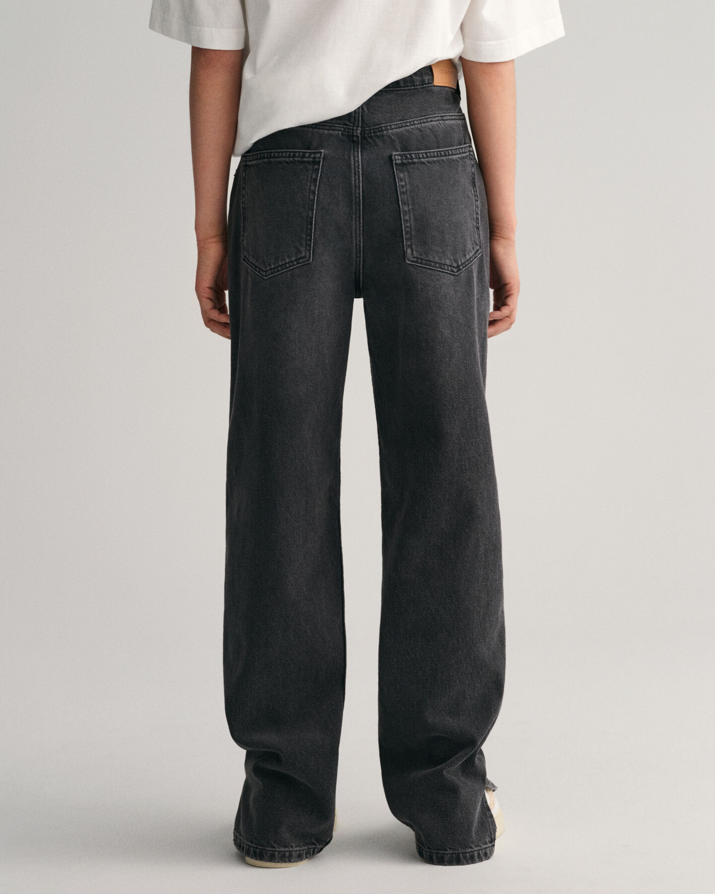 Teen Girls jeans met rechte pijpen en split