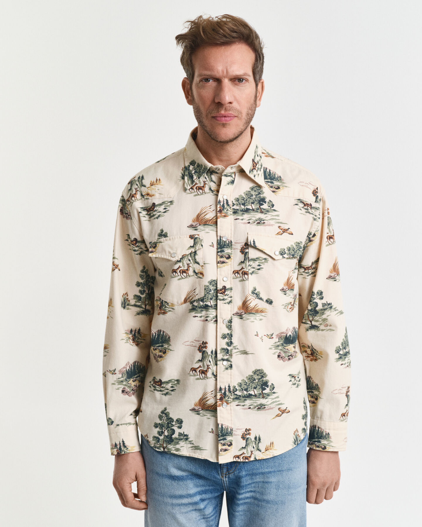 Relaxed Fit Rodeo-overhemd met print
