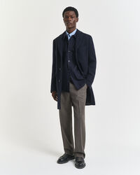 Kostuumbroek met visgraatmotief