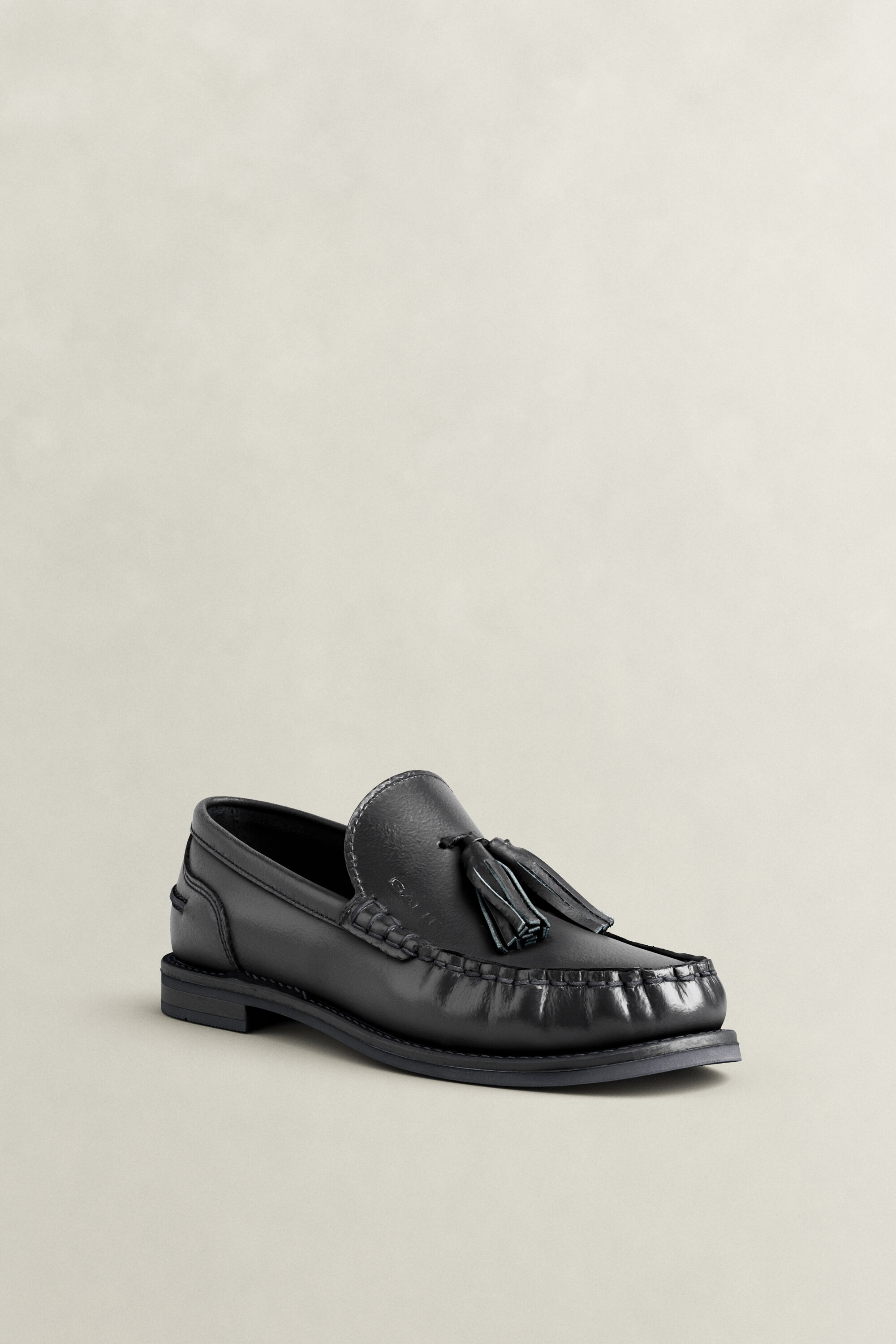 Gracelyn leren loafers