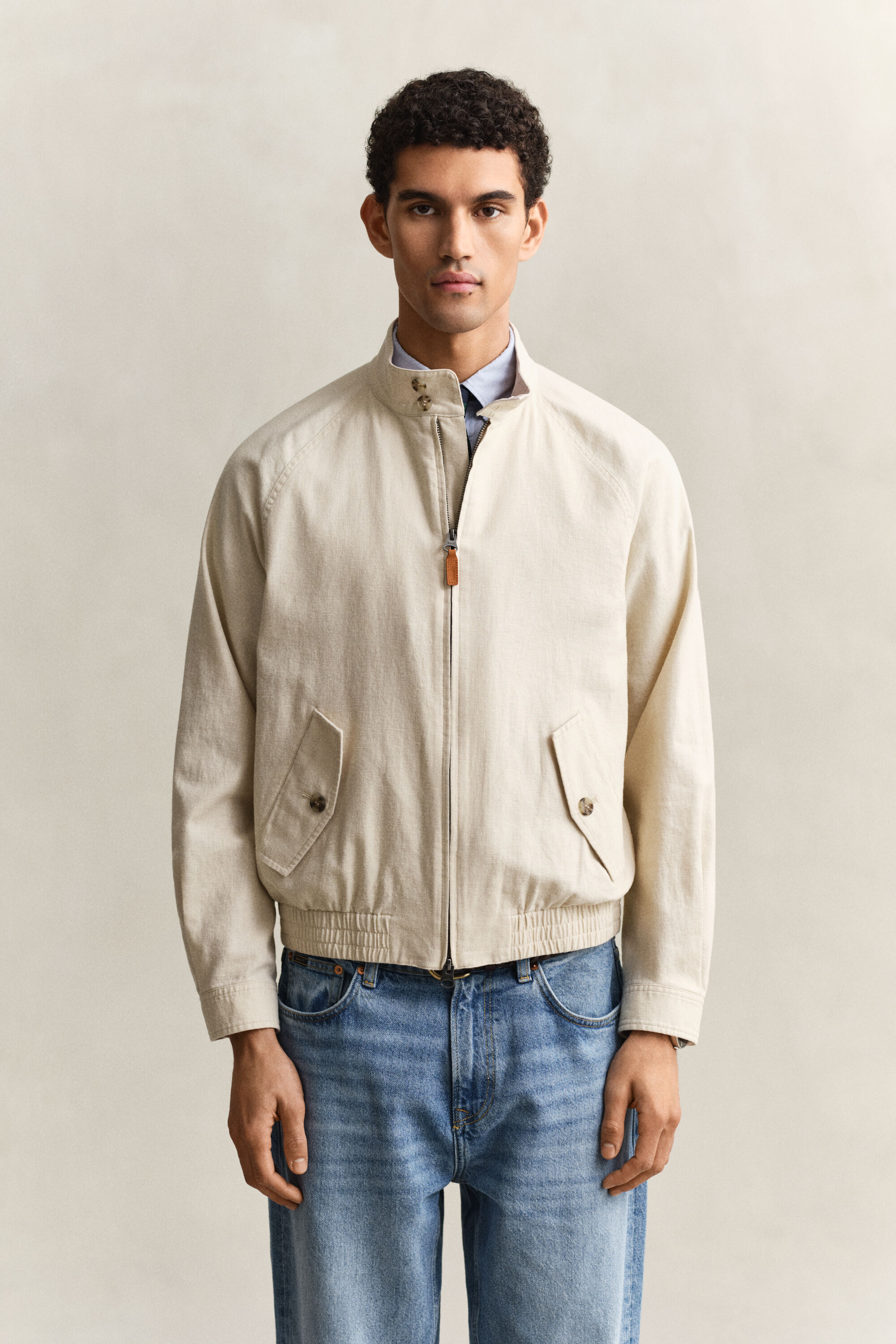 Harrington jack van linnenmix