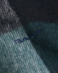 Geruite sjaal van merinoswol