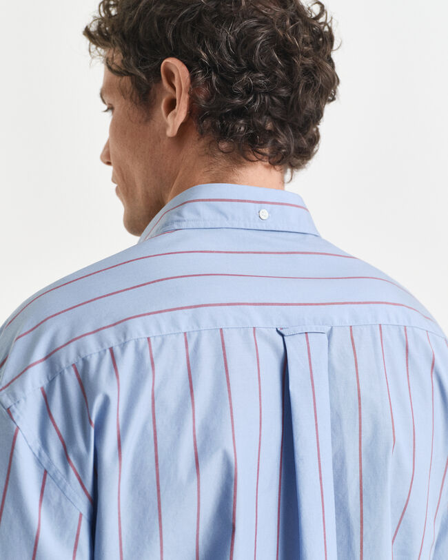 Relaxed Fit Striped Heritage Poplin overhemd