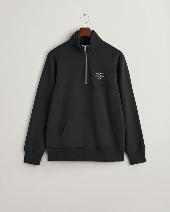 GANT Script Graphic sweatshirt met korte rits