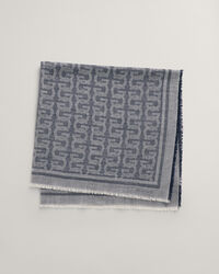 G Patterned lichtgewicht wollen sjaal