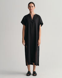 Kaftan met korte mouwen van linnen