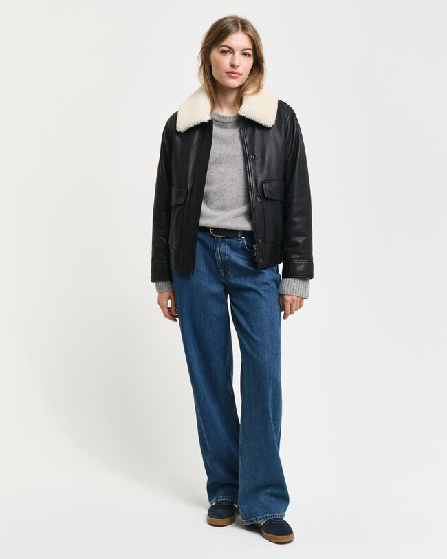 Trui met ronde hals van kasjmier