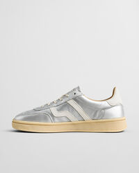 Cuzima metallic leren sneakers