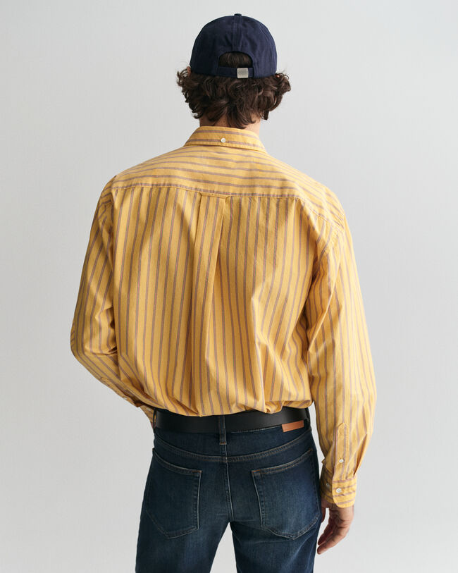 Relaxed Fit Striped Heritage Poplin overhemd