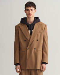 Oversized flanellen kostuumblazer