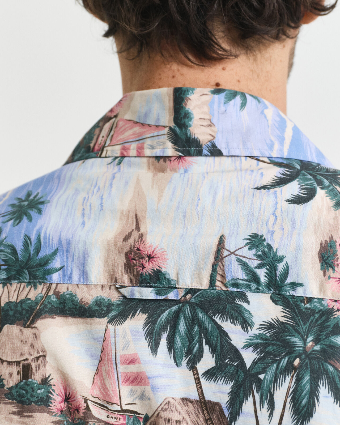 Relaxed Fit overhemd met Resort Island-print