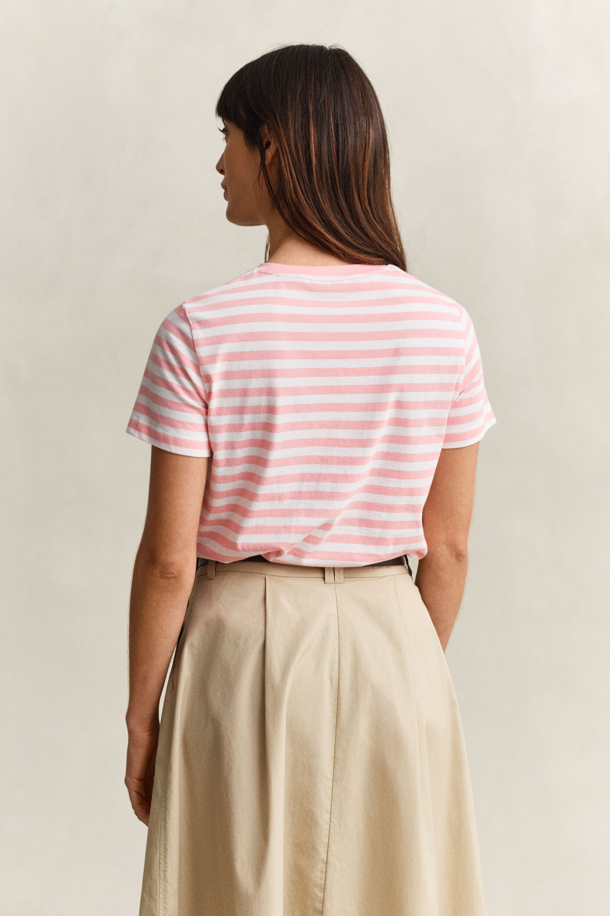 Shield T-shirt met strepen