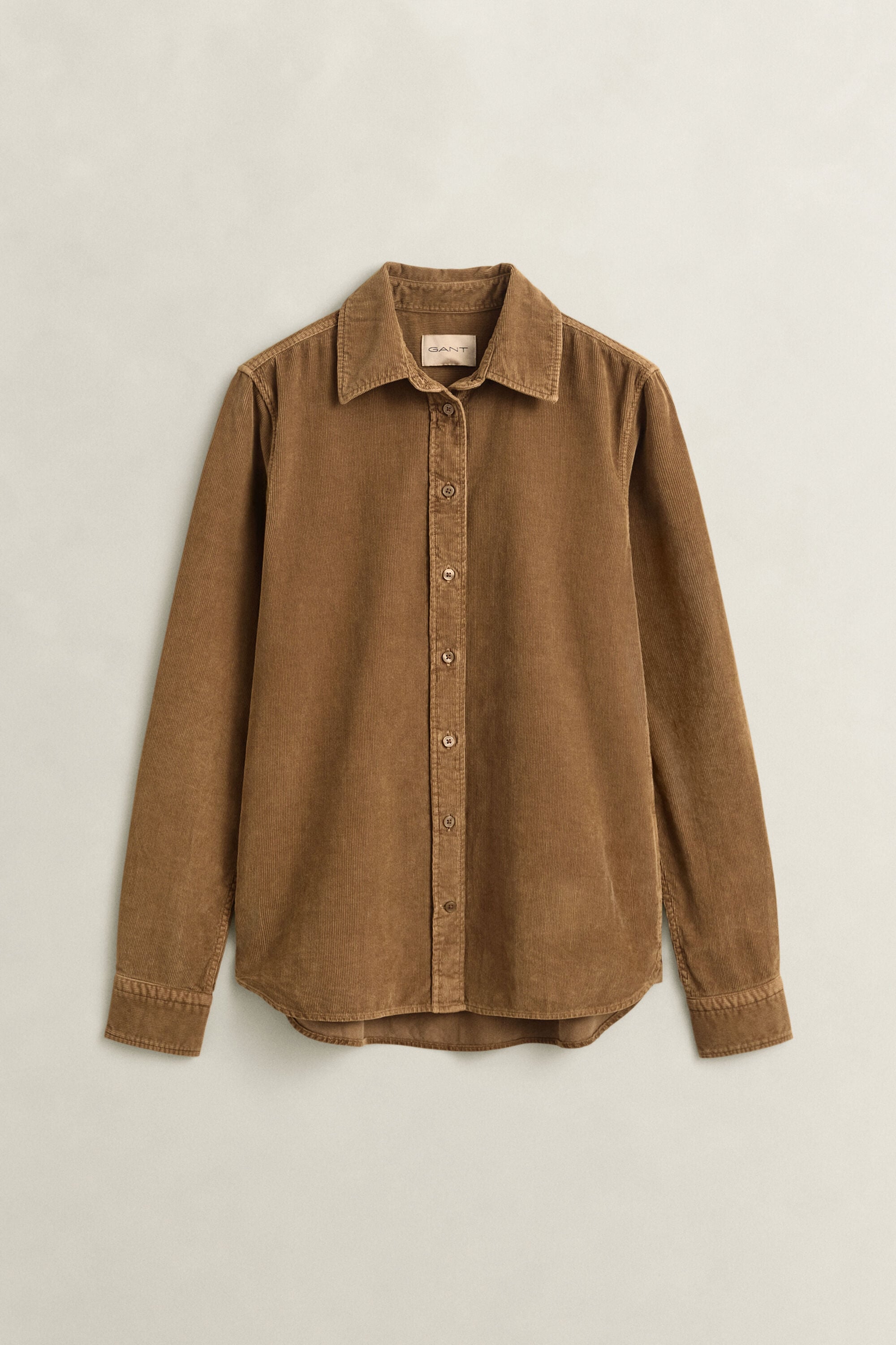 Regular corduroy overhemd